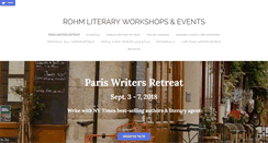 Desktop Screenshot of pariswritersconference.com